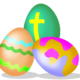 Easter Eggs and a Cross