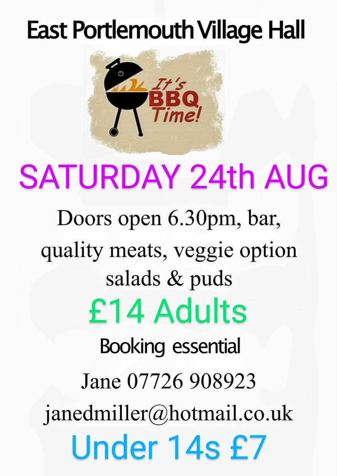 Copy of the BBQ Poster